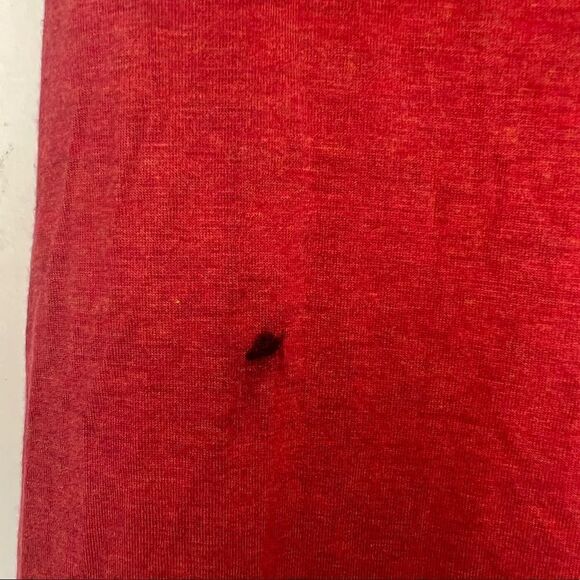 Max Studio Red Sleeveless Ruffled Hem Dress Size Small - Picture 7 of 9